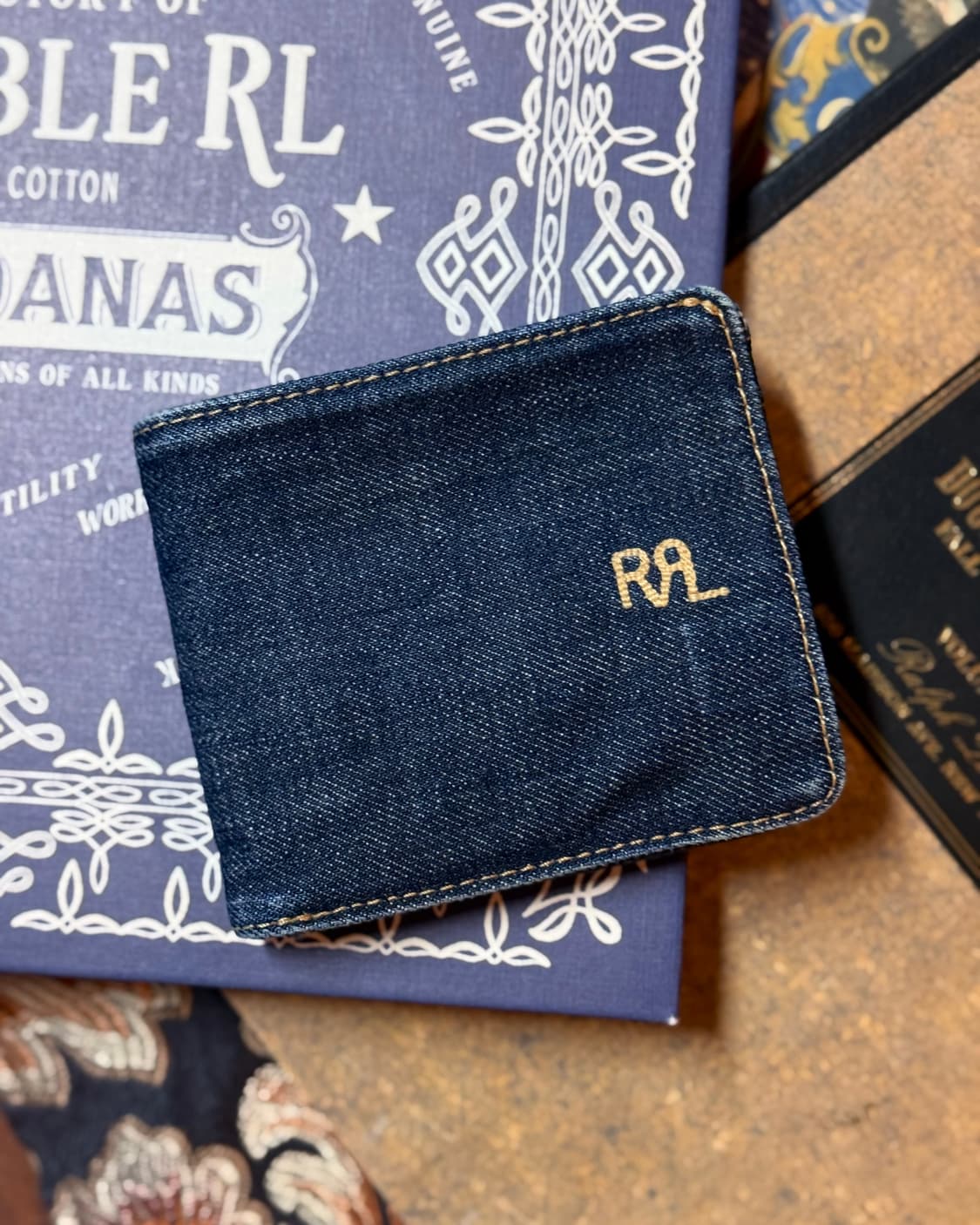 R.R.L 인디고 데님 빌 폴드 상품이미지6