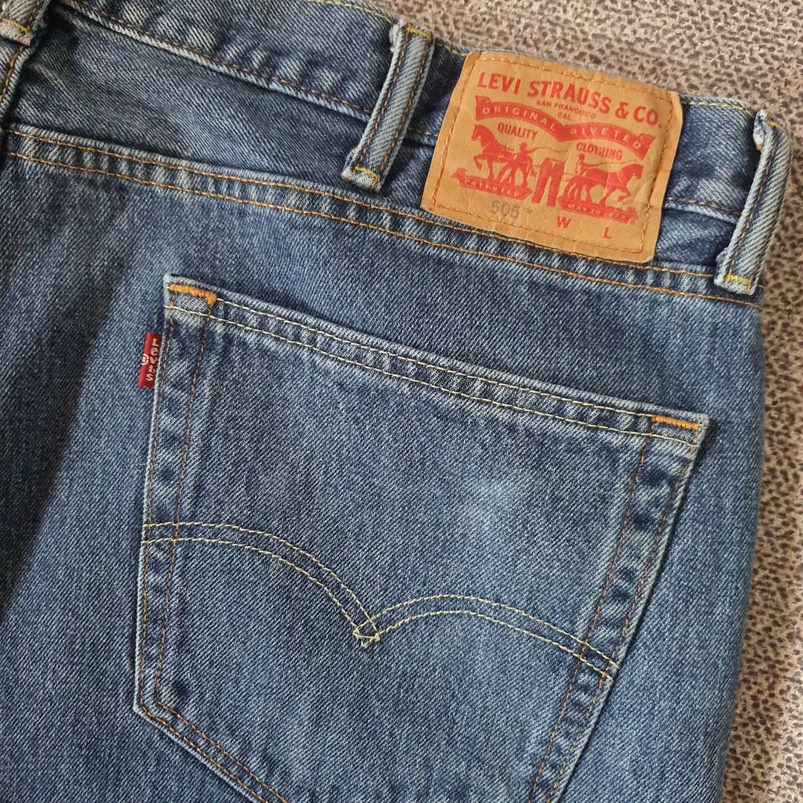 빅사이즈 리바이스 505 빈티지 데님 팬츠 No.53 상품이미지7