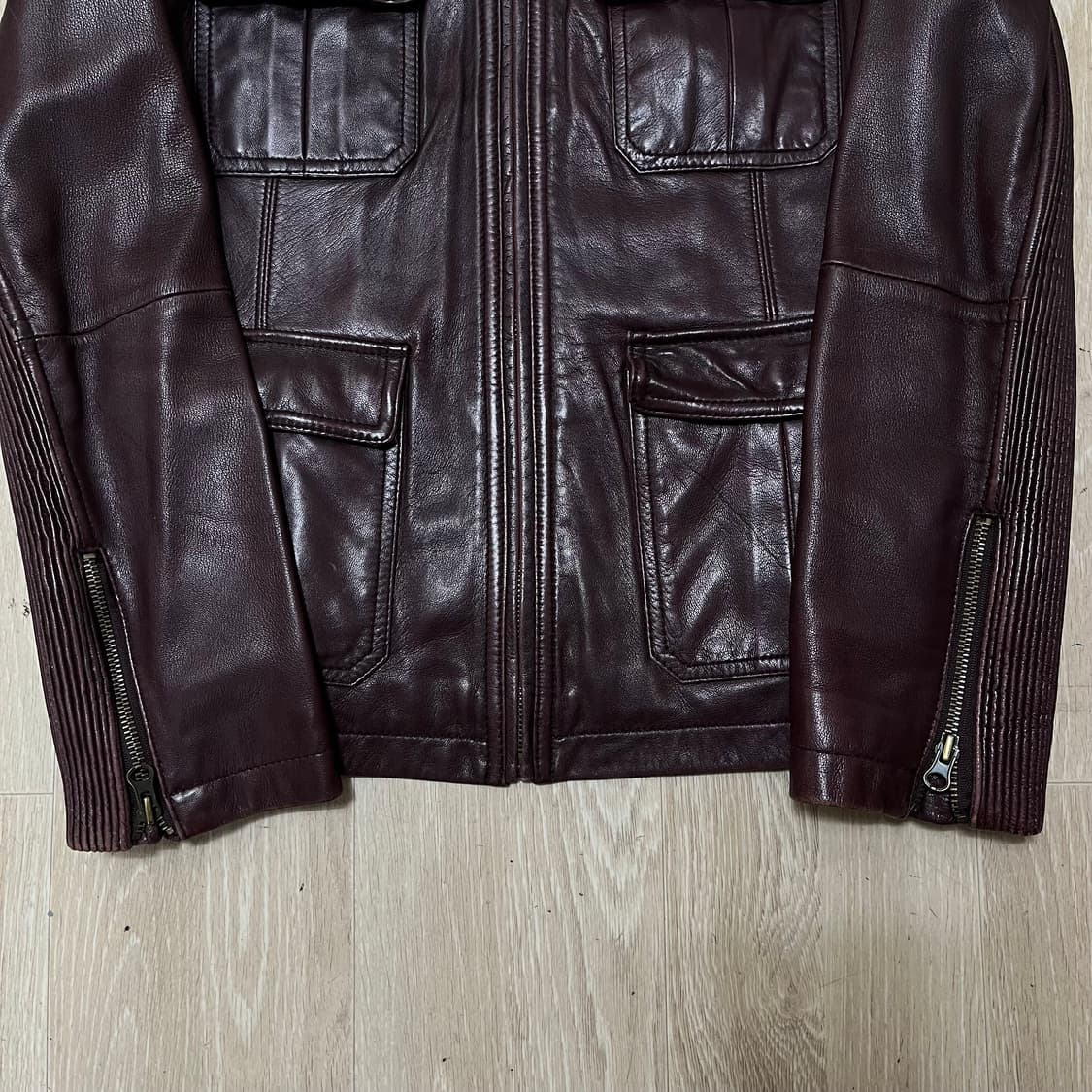 비욘드클로젯 양가죽 멀티 포켓 레더 자켓 88-94-160 상품이미지6