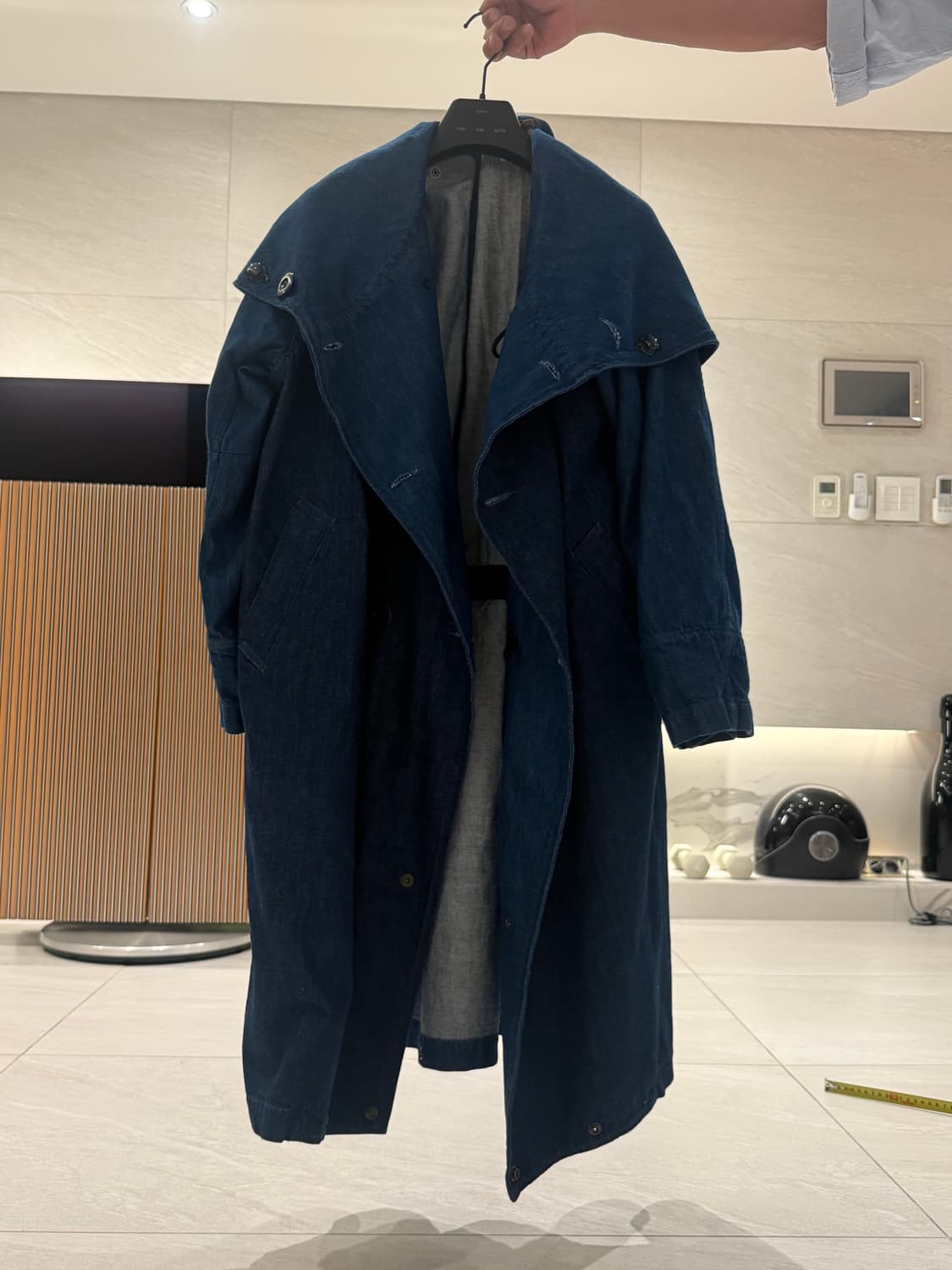 Kapital 데님 후드 트렌치 코트 상품이미지8