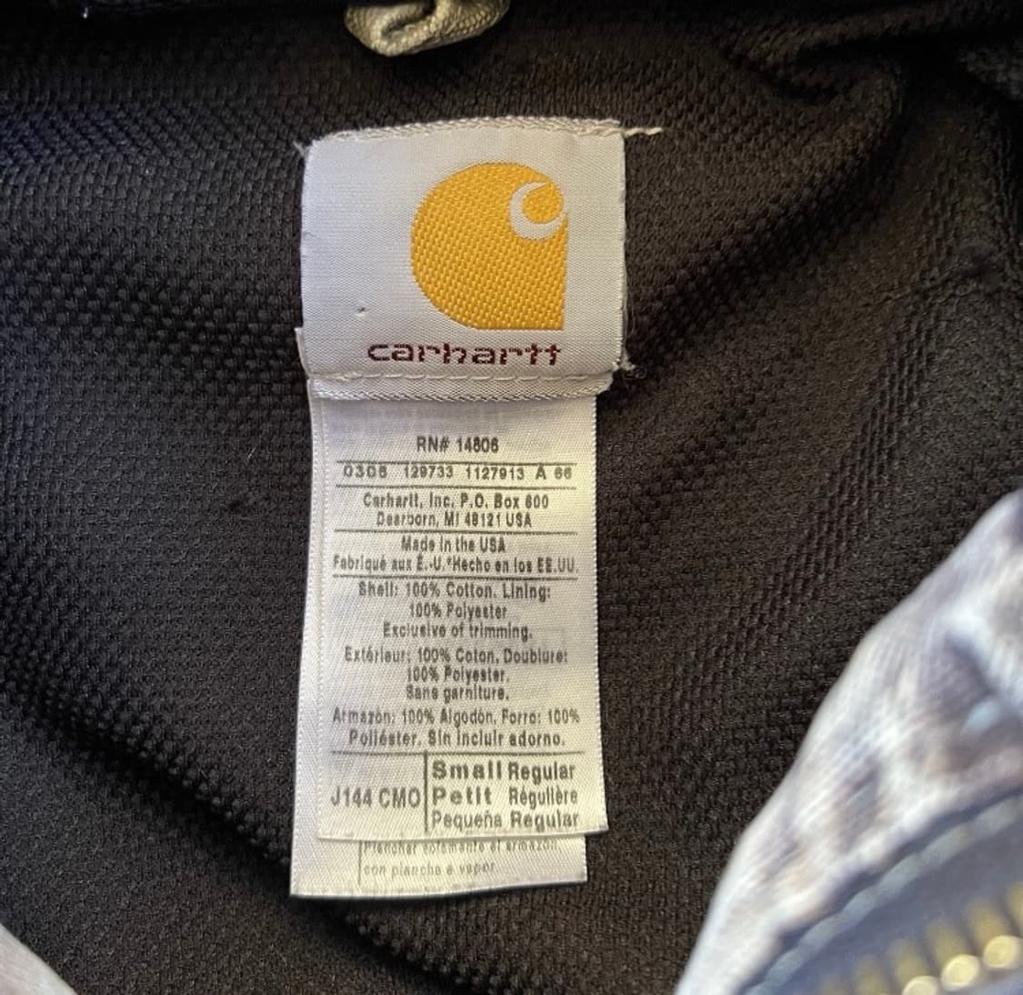 칼하트 리얼트리 미제 j144 상품이미지5