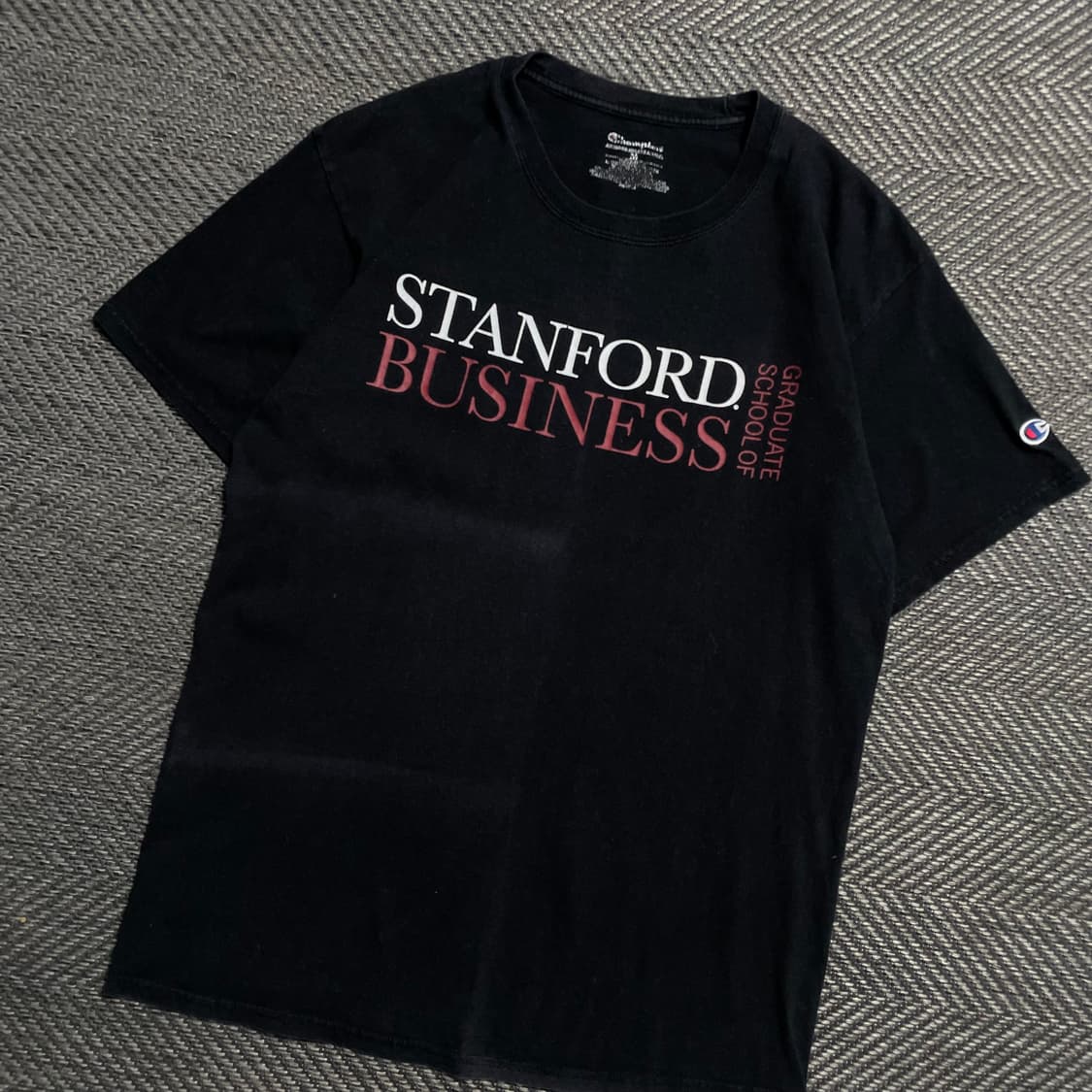 챔피온 스탠포드 빅로고 반팔 티셔츠 블랙y 5268 상품이미지1
