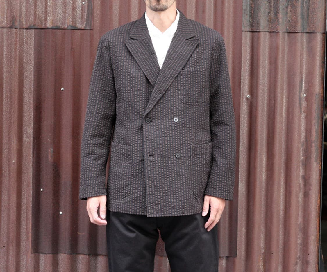 캡틴선샤인 씨어서커 더블 브레스티드 자켓 38사이즈(100-103)사이즈 상품이미지3