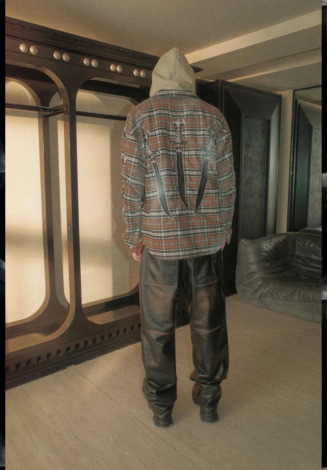 떠그클럽 아랍 소드 플란넬 셔츠 -2size- 미착용 새상품 상품이미지1