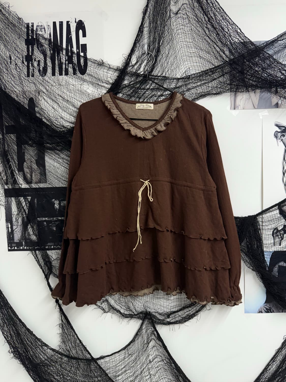 Mori girl frill detailed longsleeve 상품이미지1