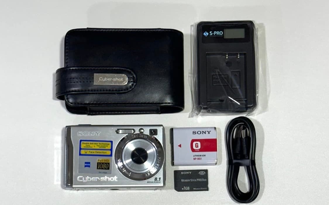 금,주말만 판매) 소니 사이버샷 DSC-W90 실버 상품이미지2