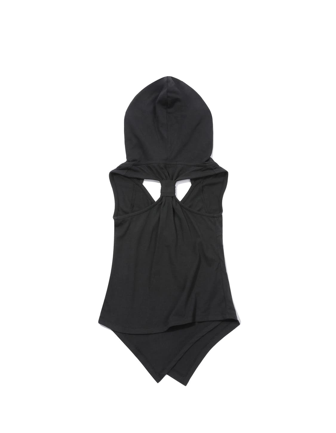 HOODED SLEEVELESS TOP_BLACK 상품이미지2
