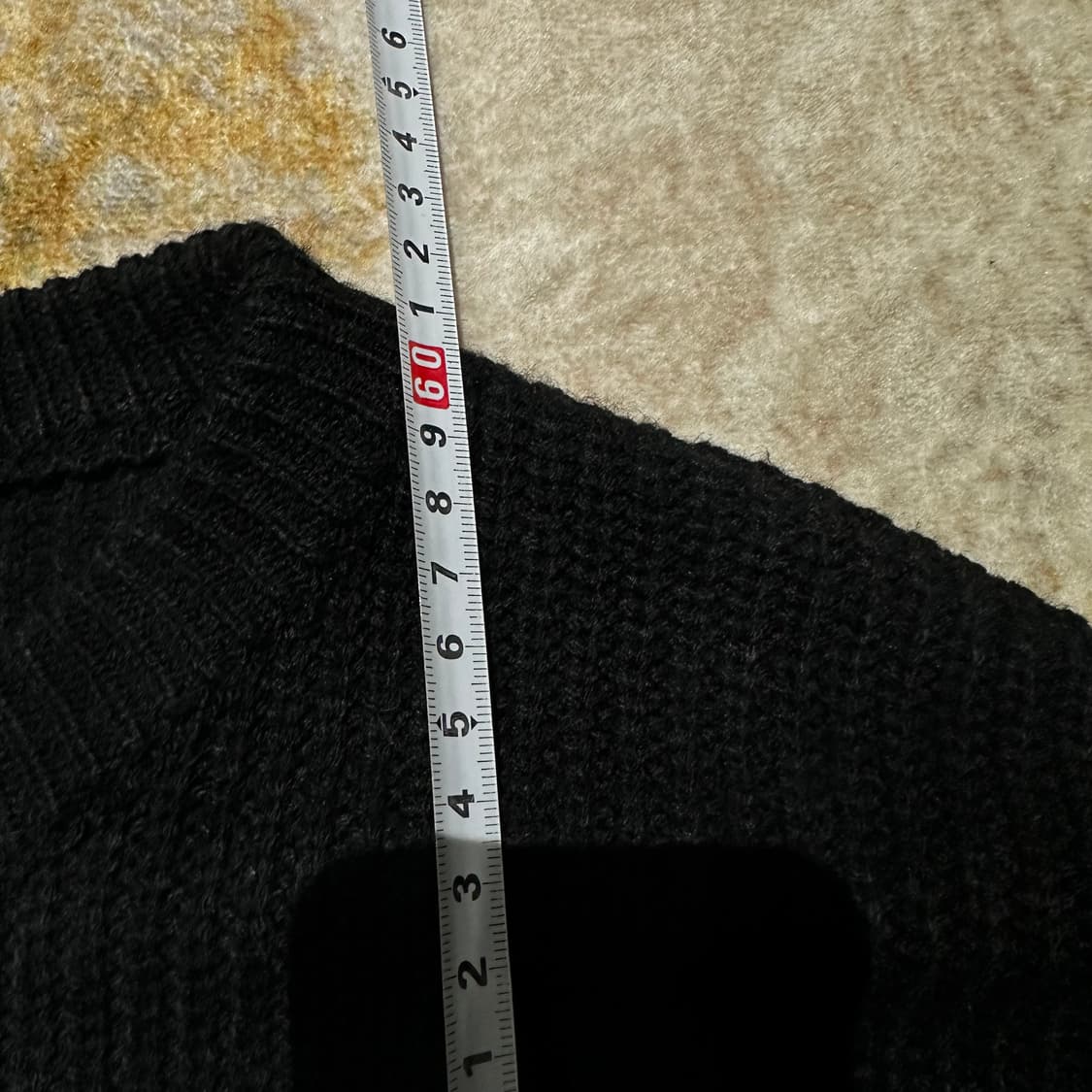 폴로 자수 라운드 니트 가디건 상품이미지5