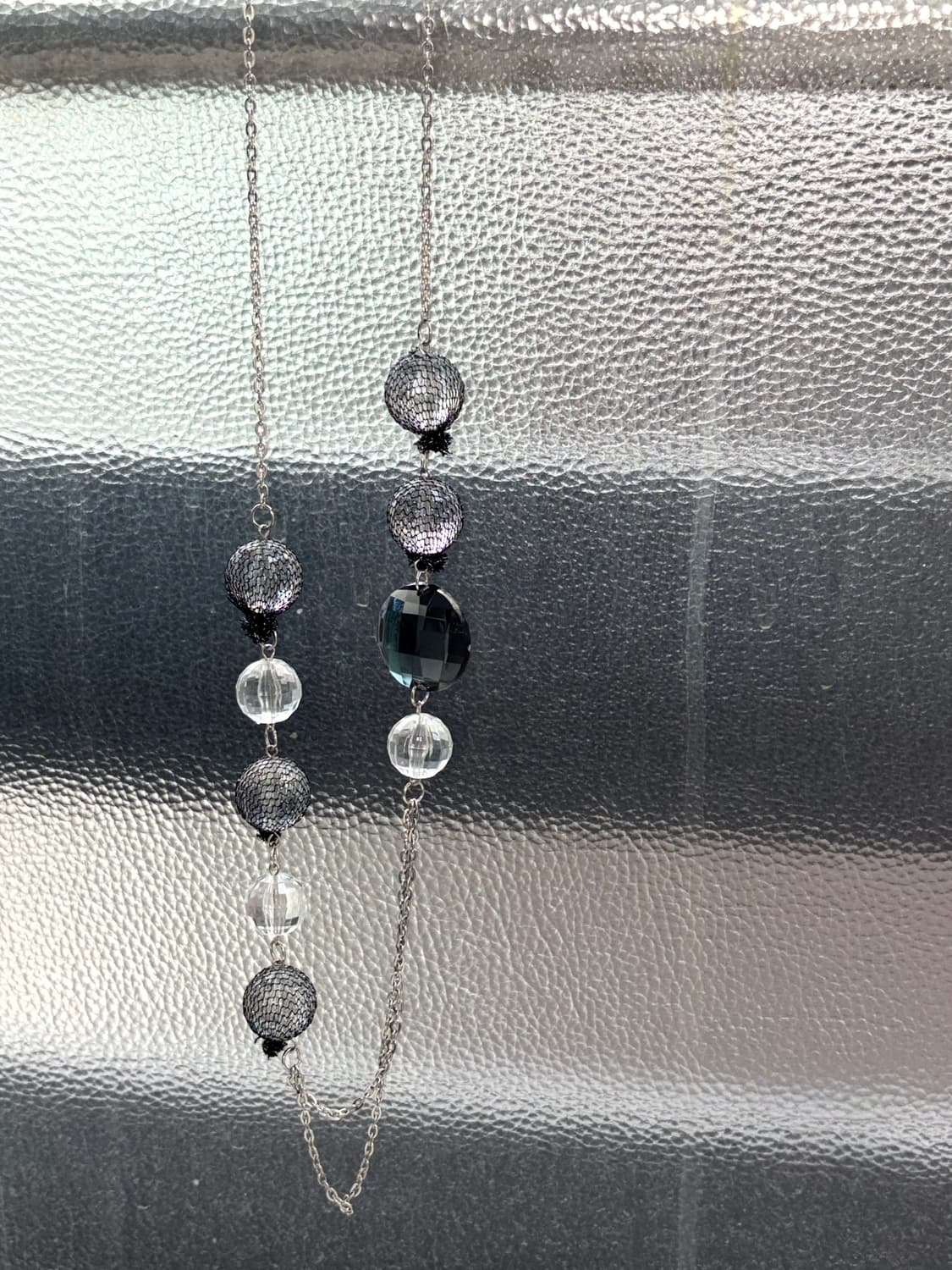 vintage Shadow Mesh Necklace 상품이미지3