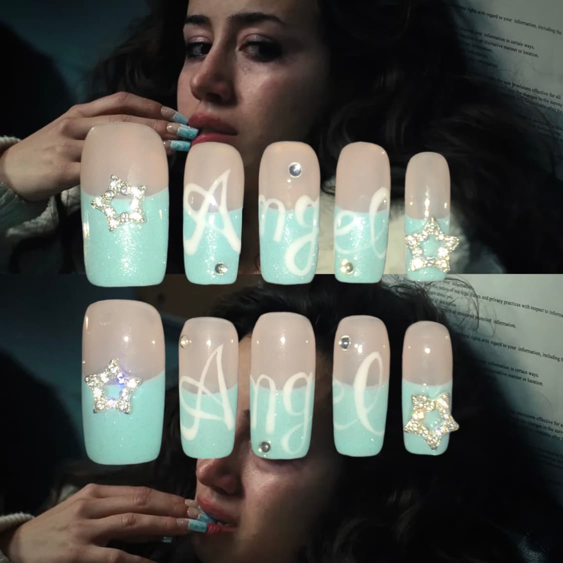 𝒜𝓃𝑔𝑒𝓁༊·˚˚/ 유포리아 시즌 3 엔젤 네일팁 프레스온 네일 상품이미지4
