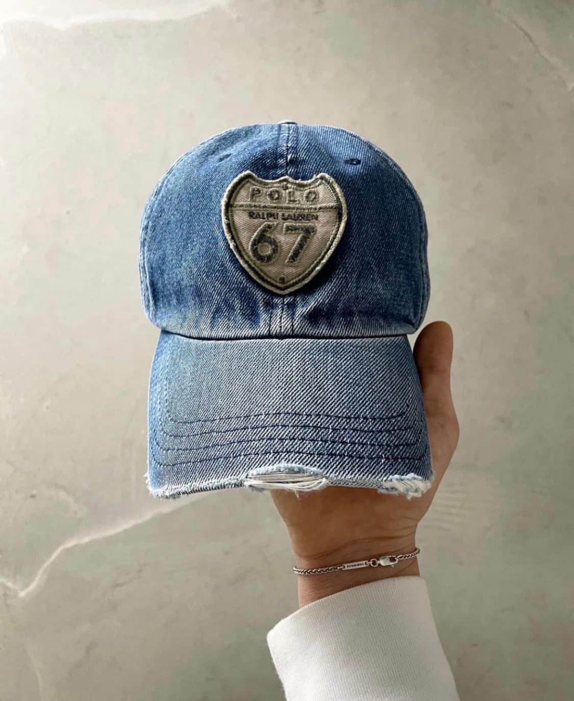 폴로랄프로렌 데님 볼캡 상품이미지1
