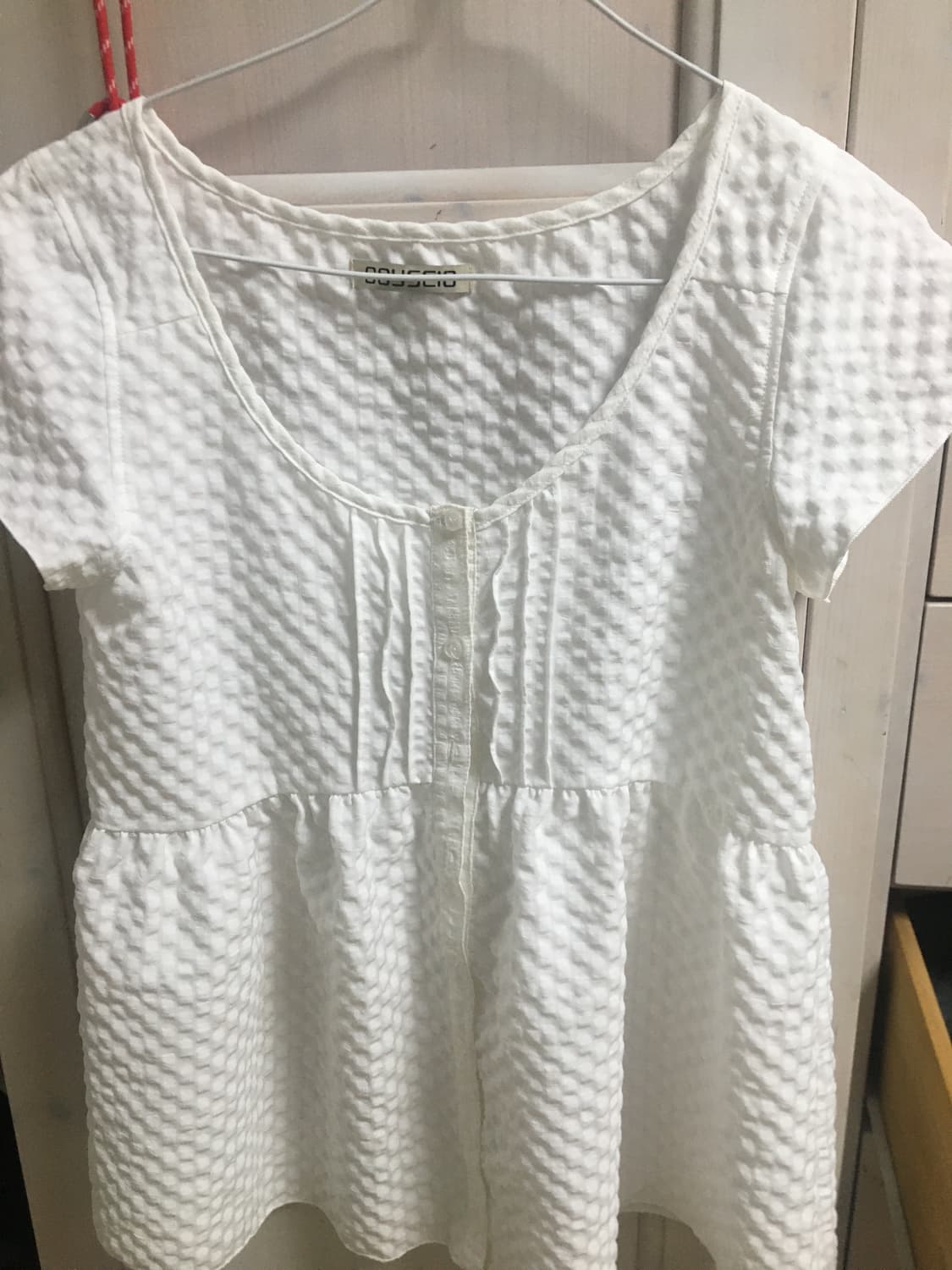 코이세이오 핀턱 블라우스 + 스카프 상품이미지1