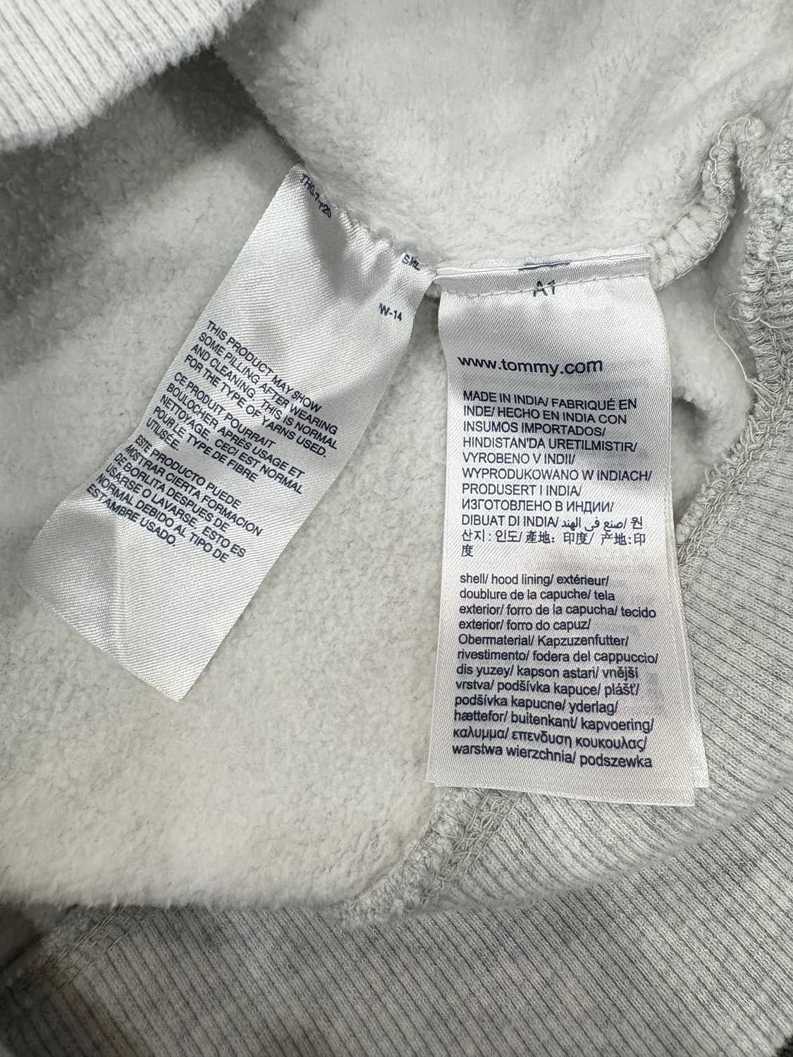 타미 후드 원피스 백멜란지 상품이미지6