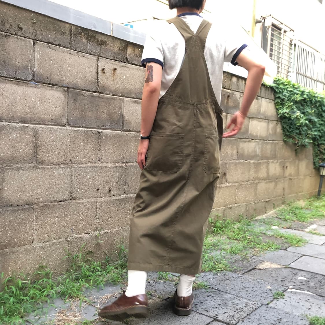 Chiquita khaki overall skirt 상품이미지4