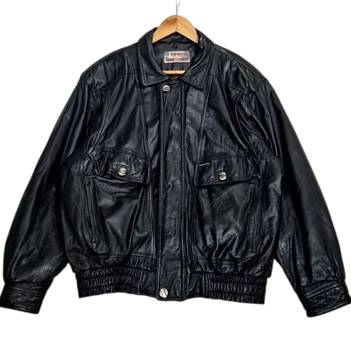 McGregor 가죽 봄버 자켓 상품이미지1