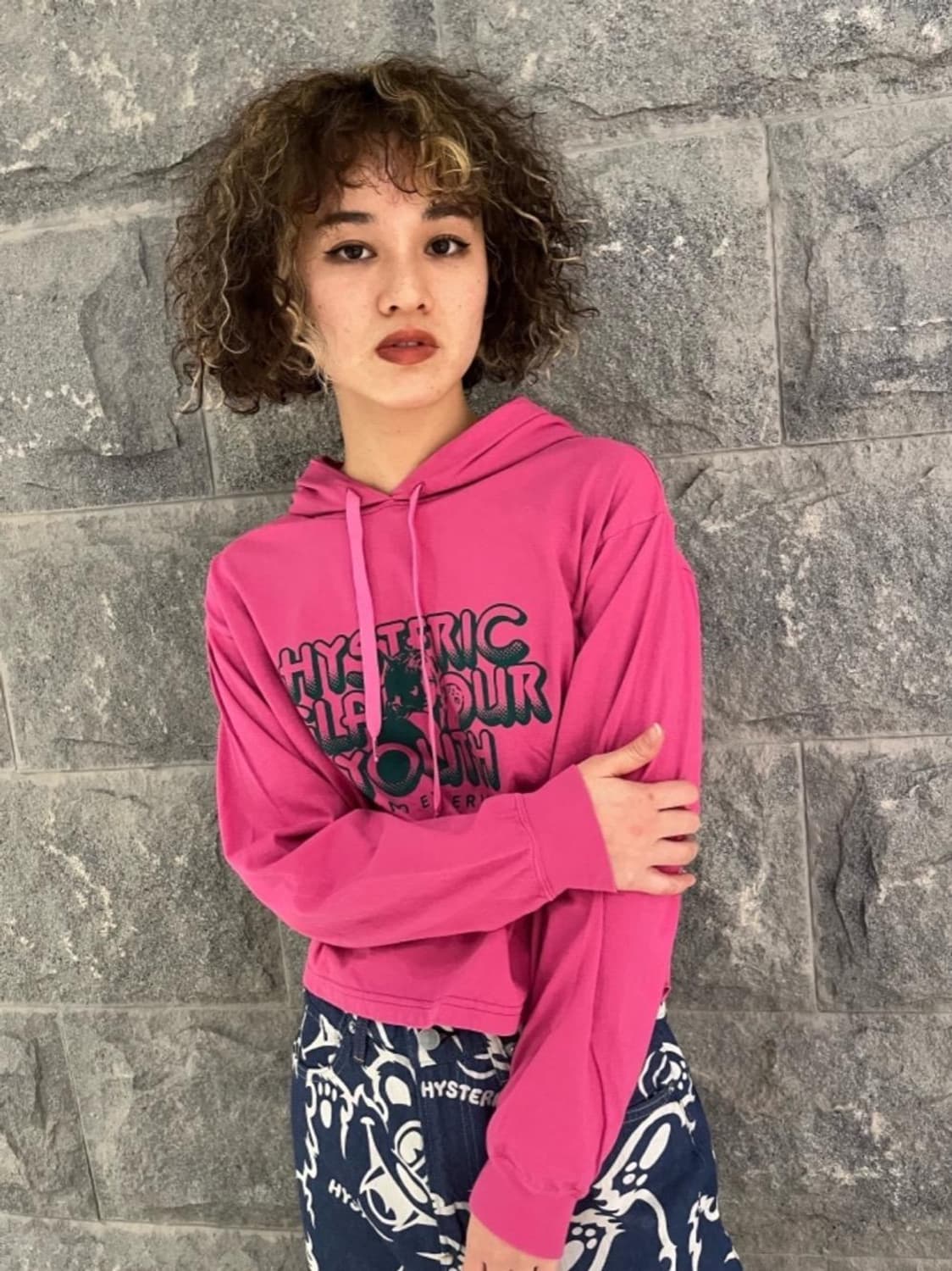 HYSTERIC GLAMOUR HG Youth Short Hoodie 상품이미지2