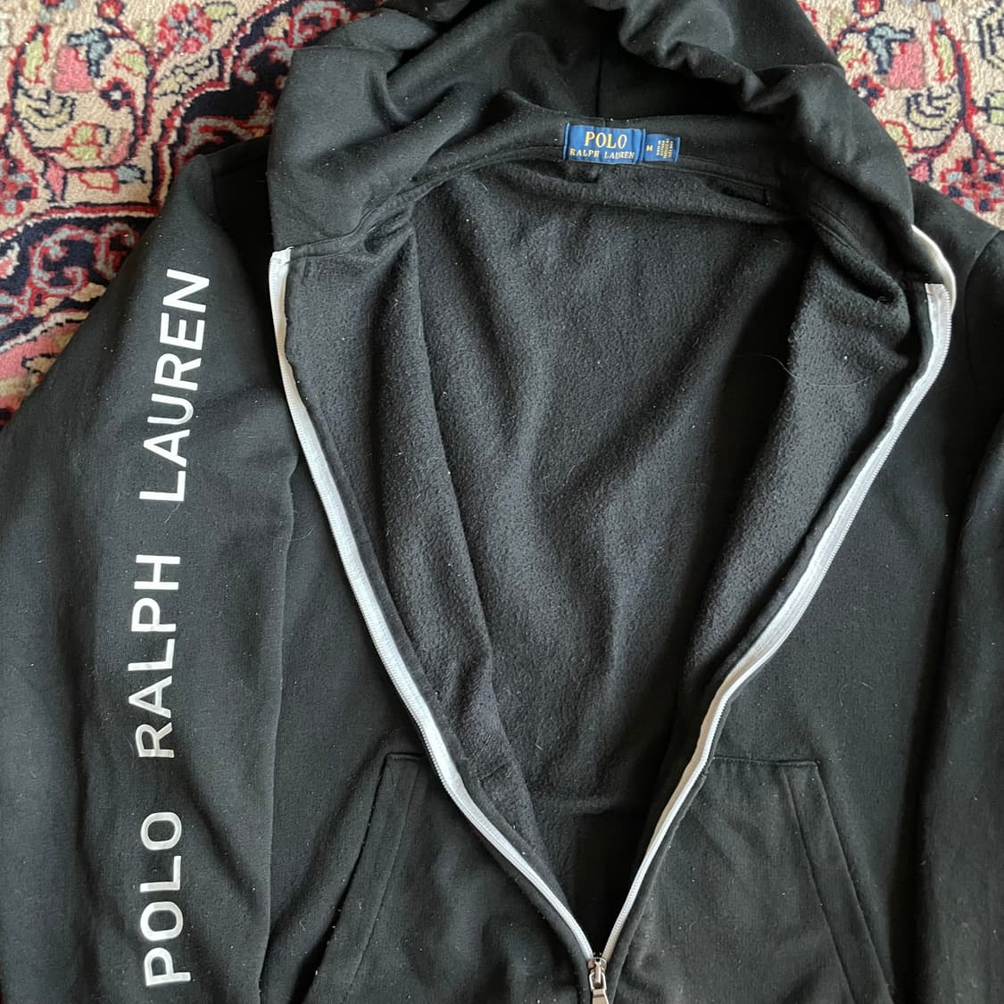 폴로 랄프로렌 블랙 빅포니 후드집업 상품이미지3