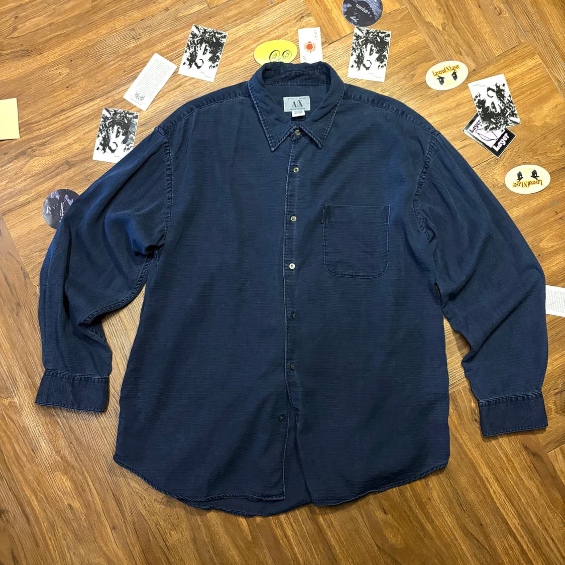 ARAMANI EXCHANGE RIPSTOP LYOCELL SHIRT 상품이미지2