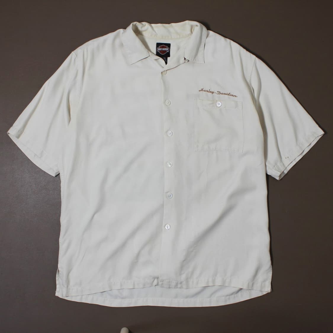 Harley-Davidson 바이크 프린팅 반팔 셔츠 상품이미지3