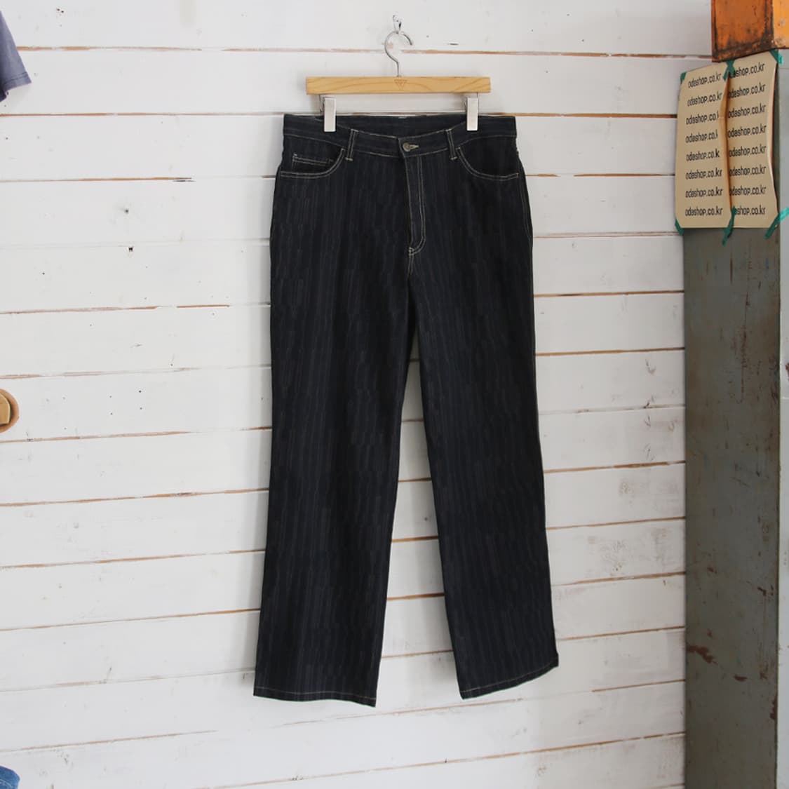 (착용컷) santafe 패턴 팬츠 (남성용 34) 상품이미지1