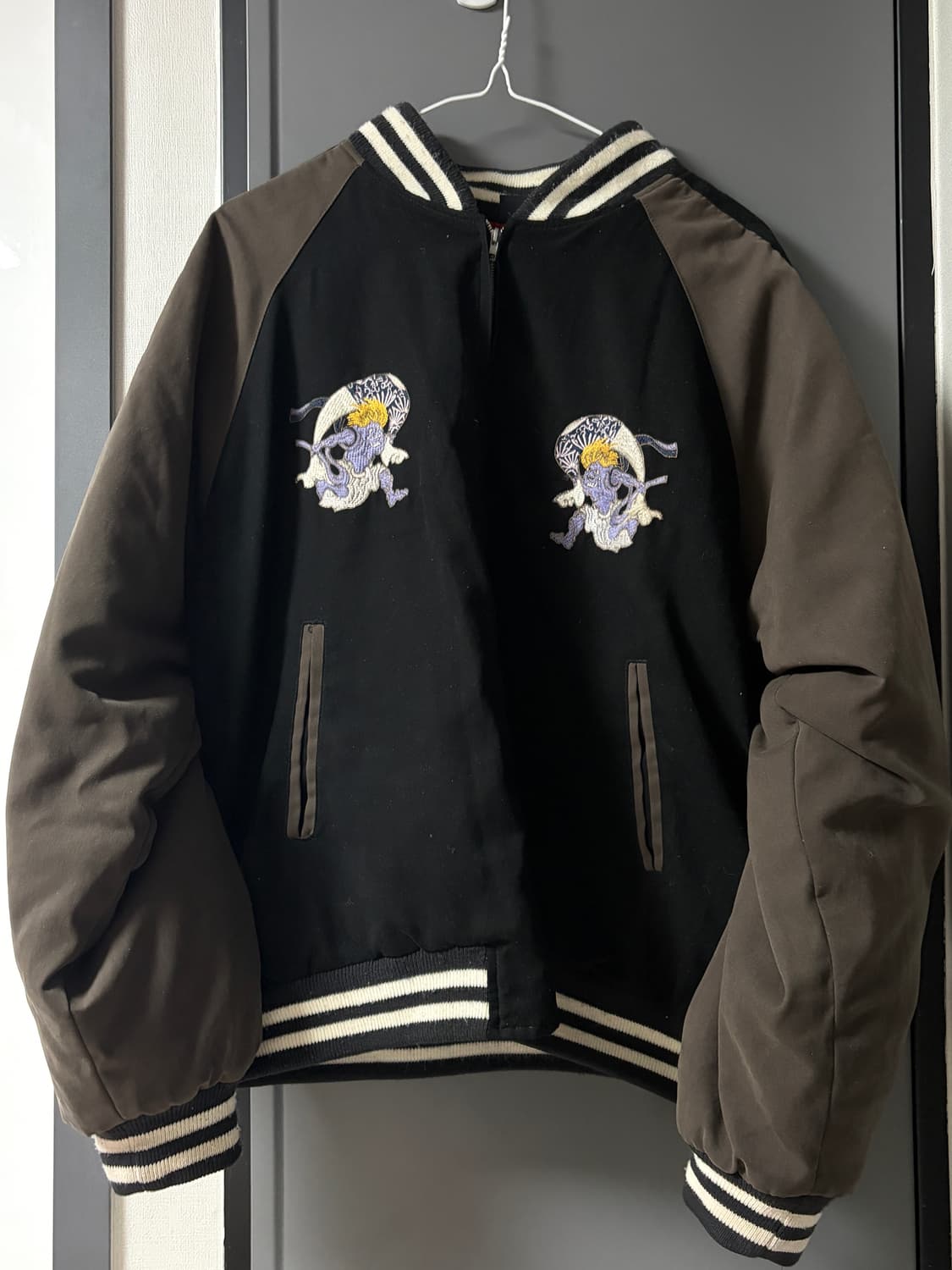 빈티지 도깨비 자수 스카쟌 상품이미지1