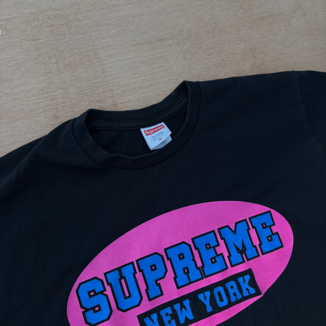 Supreme Oval Logo Tee (Black) 슈프림 상품이미지2