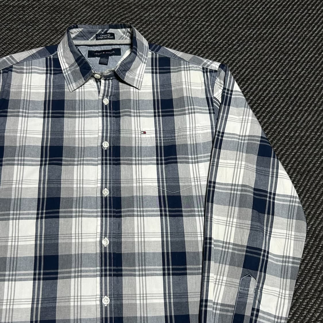 [M] Tommy 타미힐피거 코튼 체크셔츠 상품이미지2