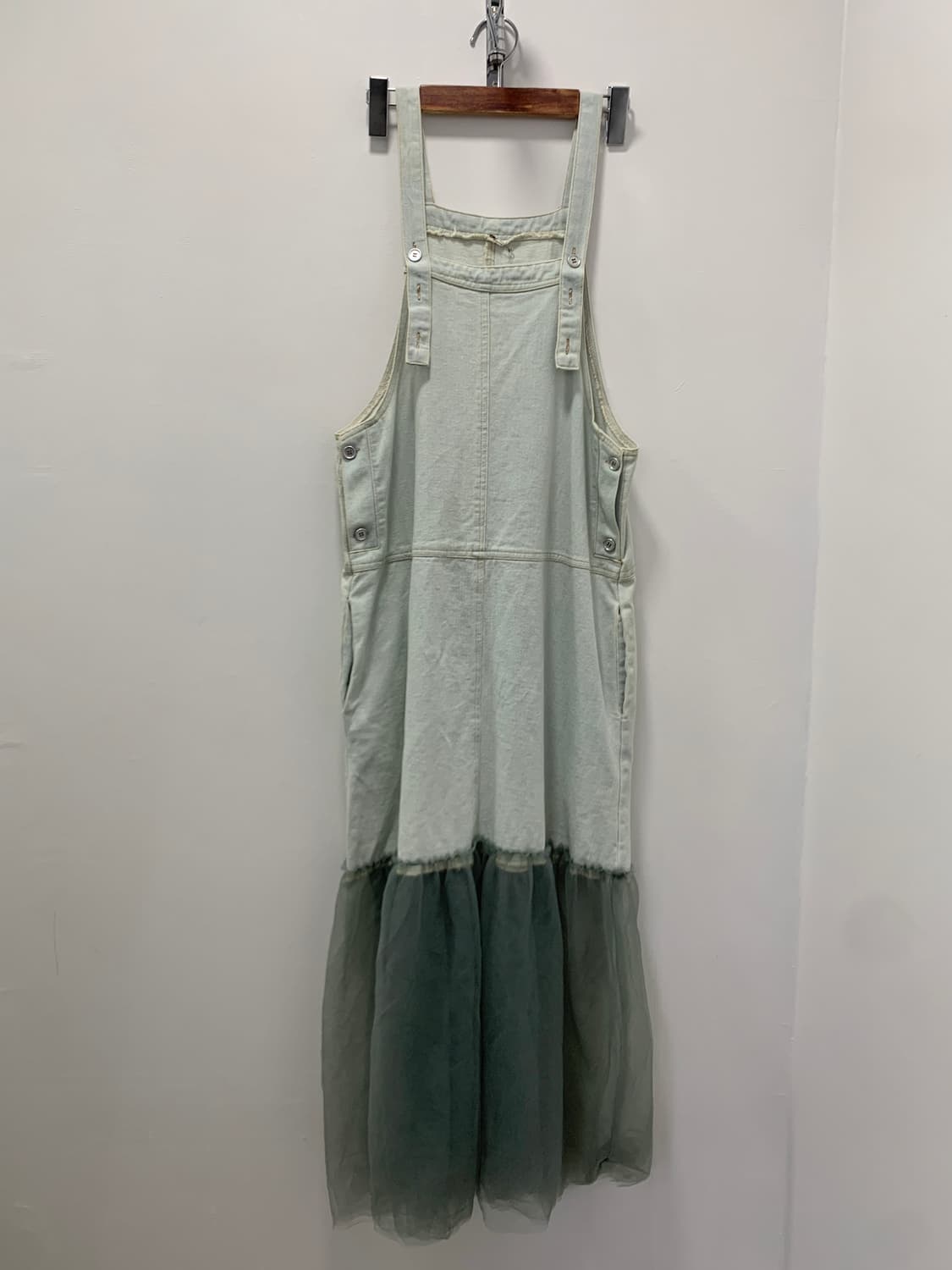 멜빵 치마 레이어드 샤스커트 발레코어 상품이미지4