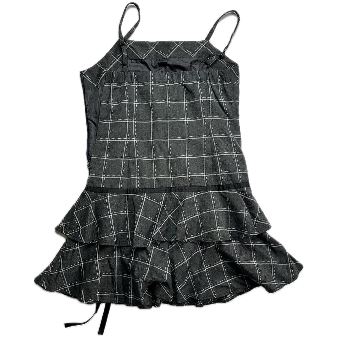 여성 체크무늬 주름 치마 원피스 중고 구제 빈티지 상품이미지2