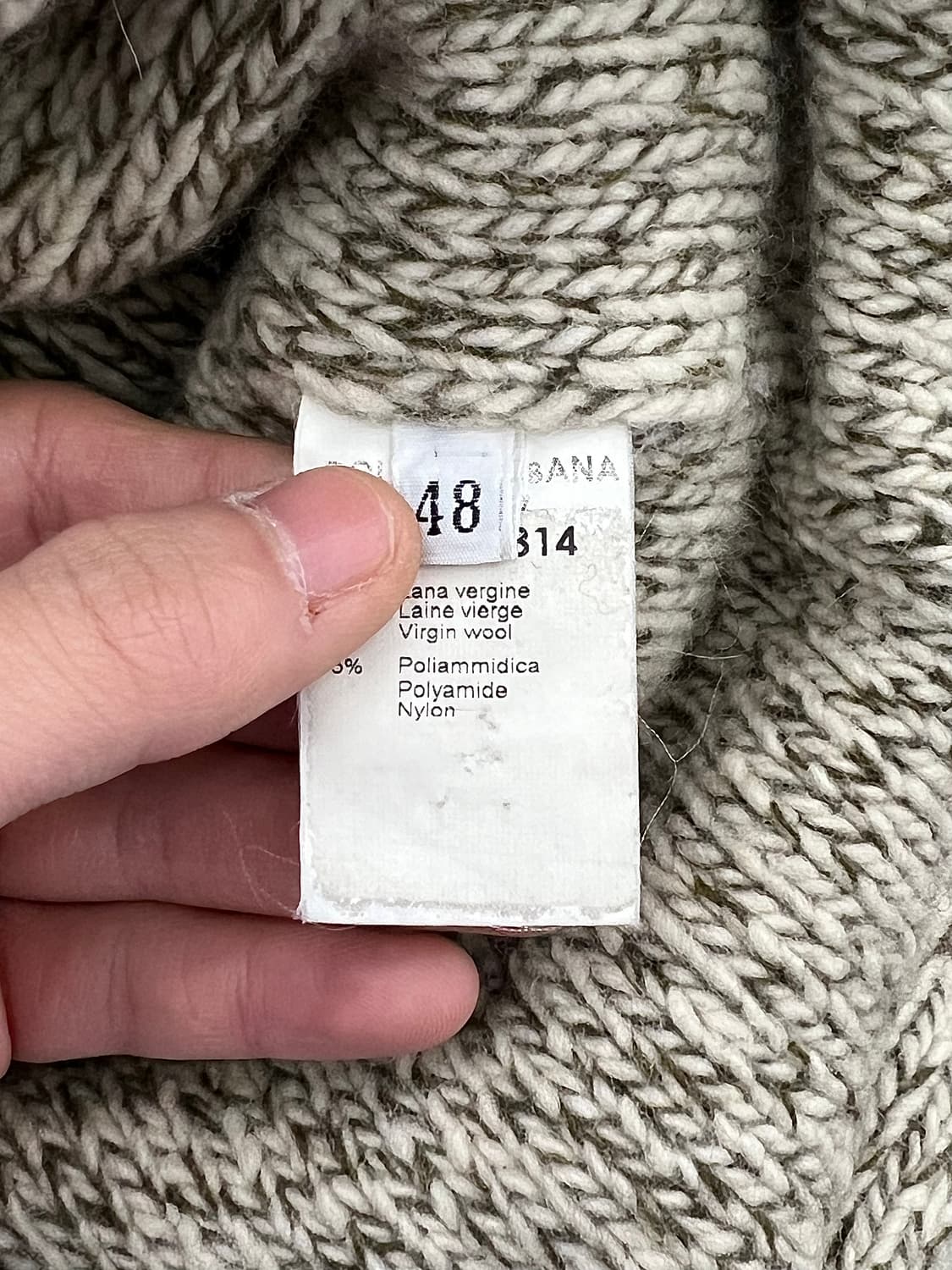 돌체 앤 가바나 멀티 드라이버 스페클 하이넥 니트 가디건 상품이미지8