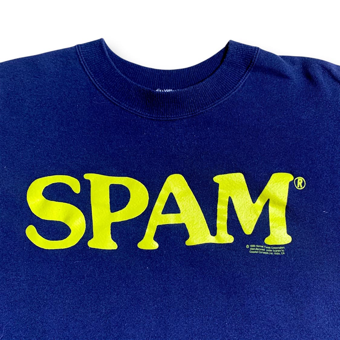 [XL] 90s SPAM Logo Sweatshirt Navy 상품이미지2
