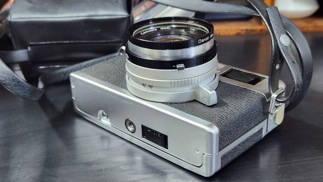 캐논 ql17 40mm f1.7 필름카메라 + 플래쉬 상품이미지4