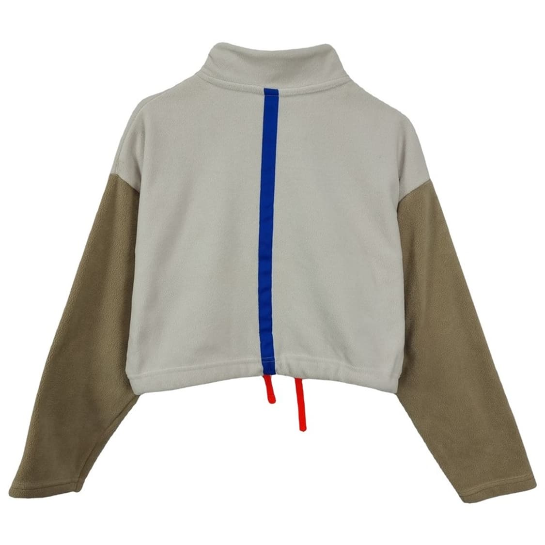 [나이키](새상품) 스우시 자수 플리스 하프집업 크롭 맨투맨 M16443 상품이미지3