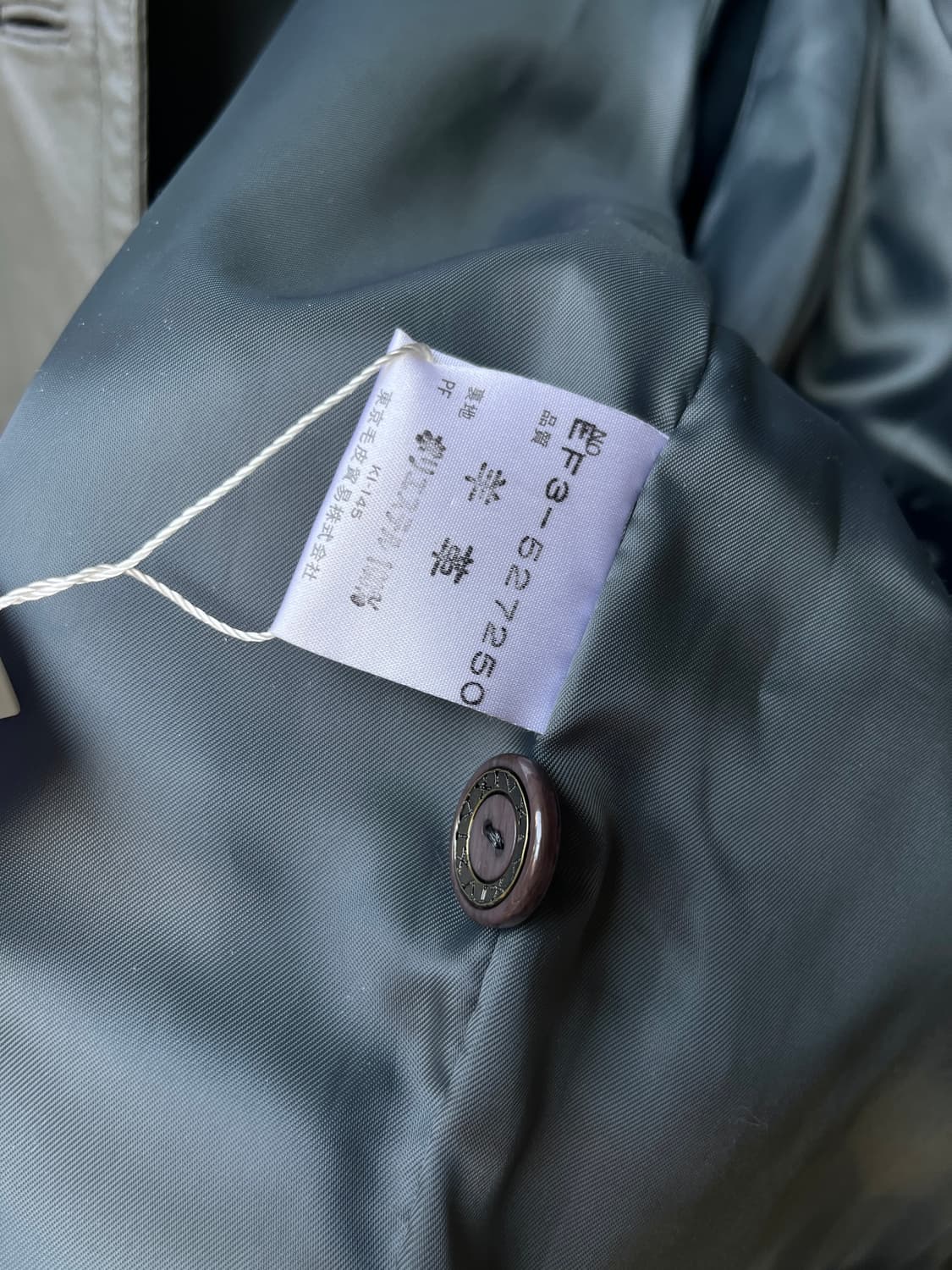 90s Genuine Lambskin 천연 양가죽 자켓 더스티 그레이 상품이미지10