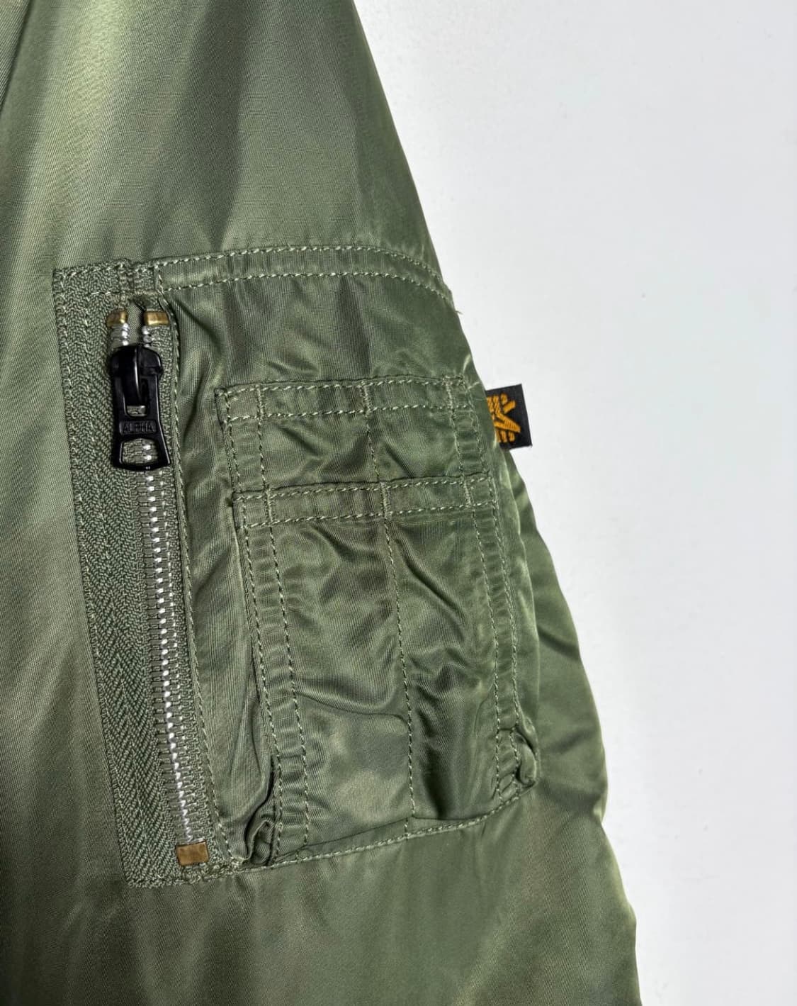 알파인더스트리 ma-1 카키 M 상품이미지4