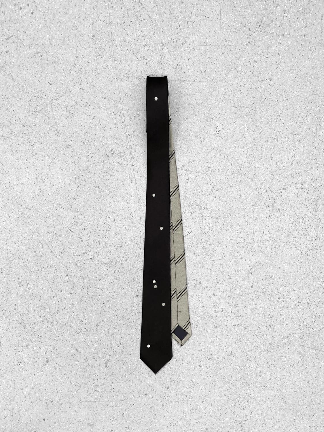 라벨아카이브 넥타이 타이 two-way layered tie 상품이미지1