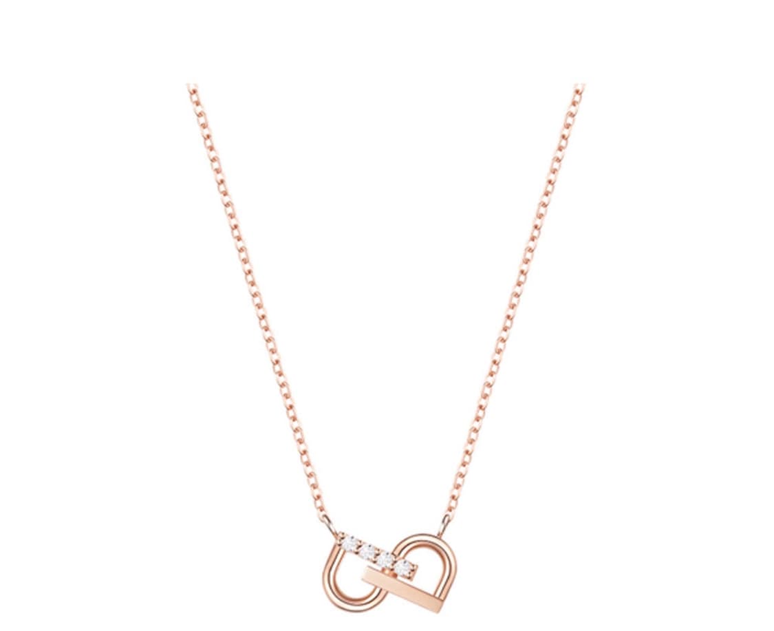 (새제품) 스톤헨지 SHe 14K 로즈골드 목걸이 상품이미지3