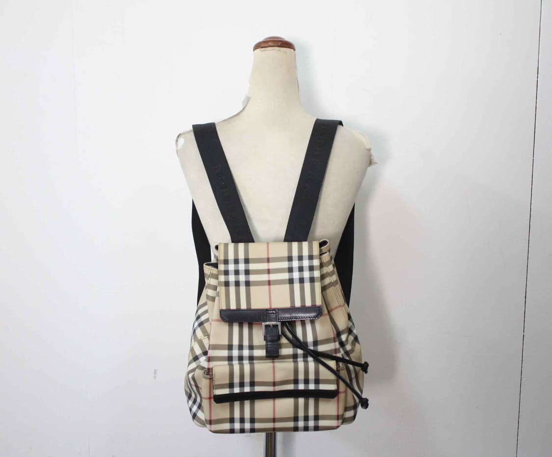 B-10542/버버리 정품 여성용 노바체크 백팩 상품이미지1