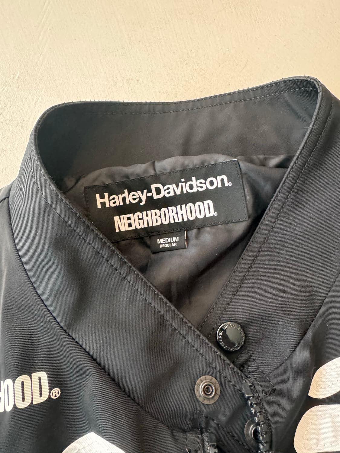 네이버후드 할리데이비슨 콜라보 점퍼 M사이즈 상품이미지2