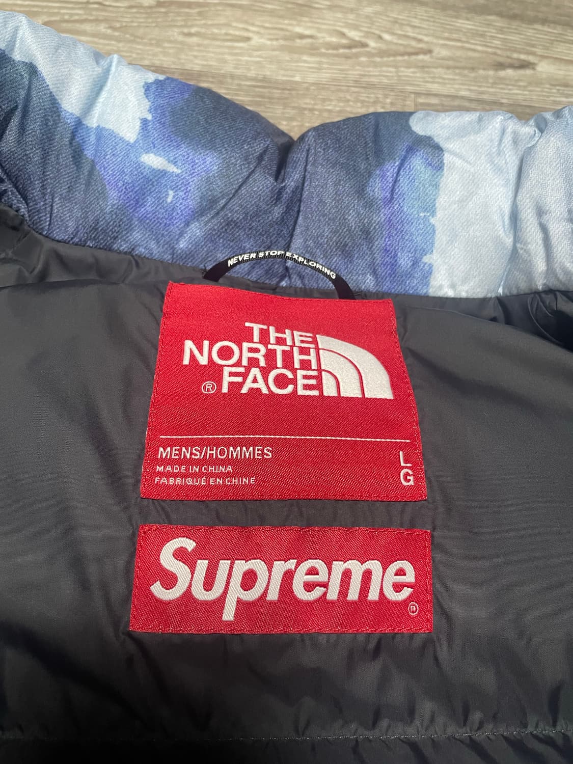 슈프림 노스페이스 블리치드 눕시 상품이미지7