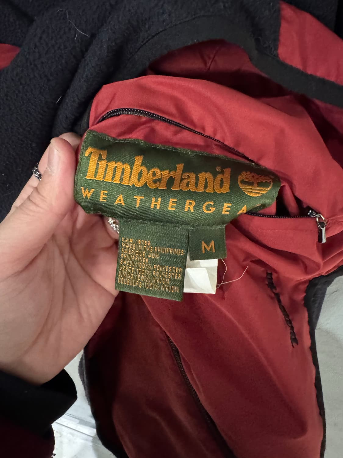 팀버랜드 리버시블 플리스 나일론 자켓  상품이미지4