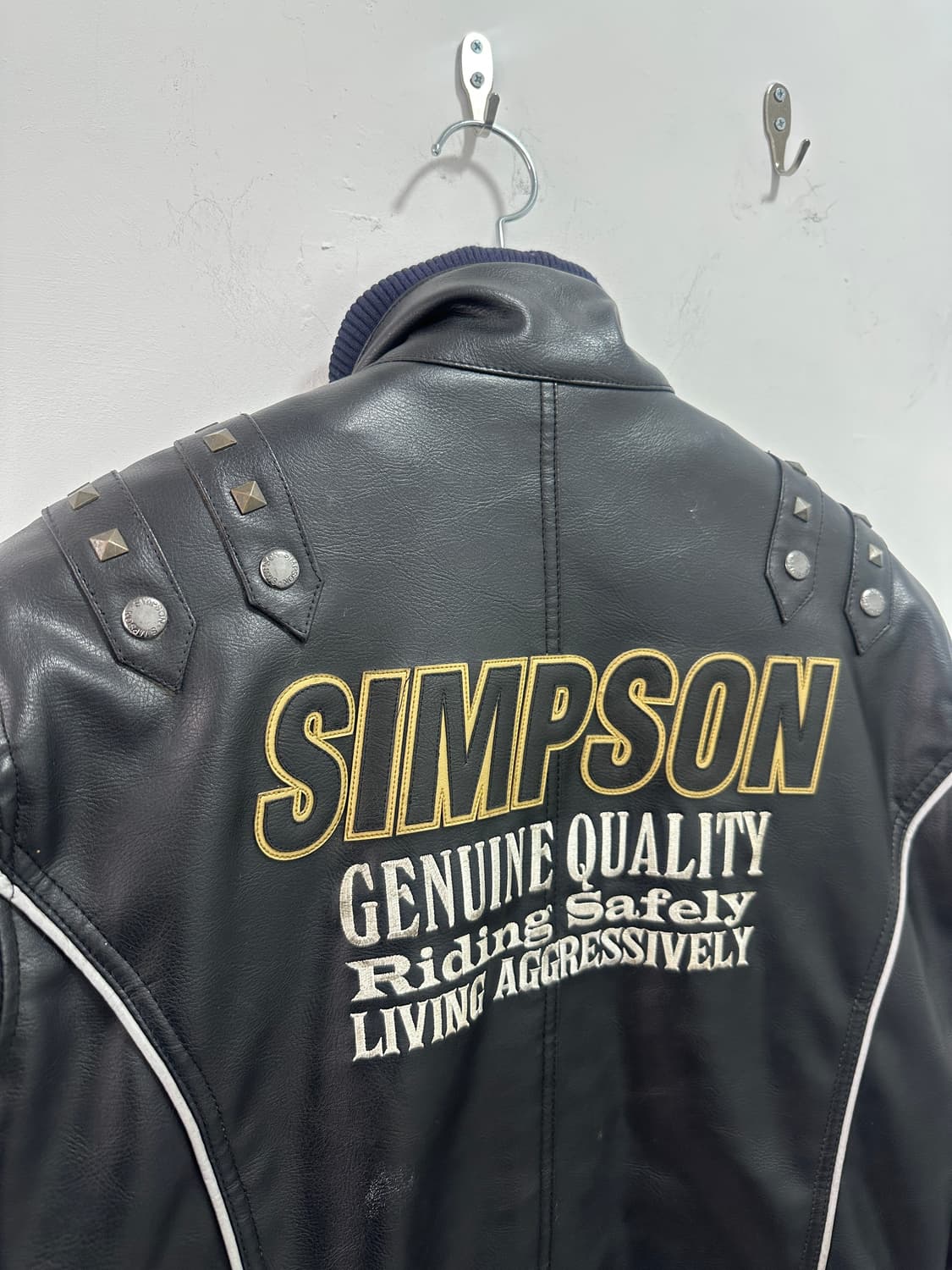 The Simpson stud motorcycle 2way jacket  상품이미지8