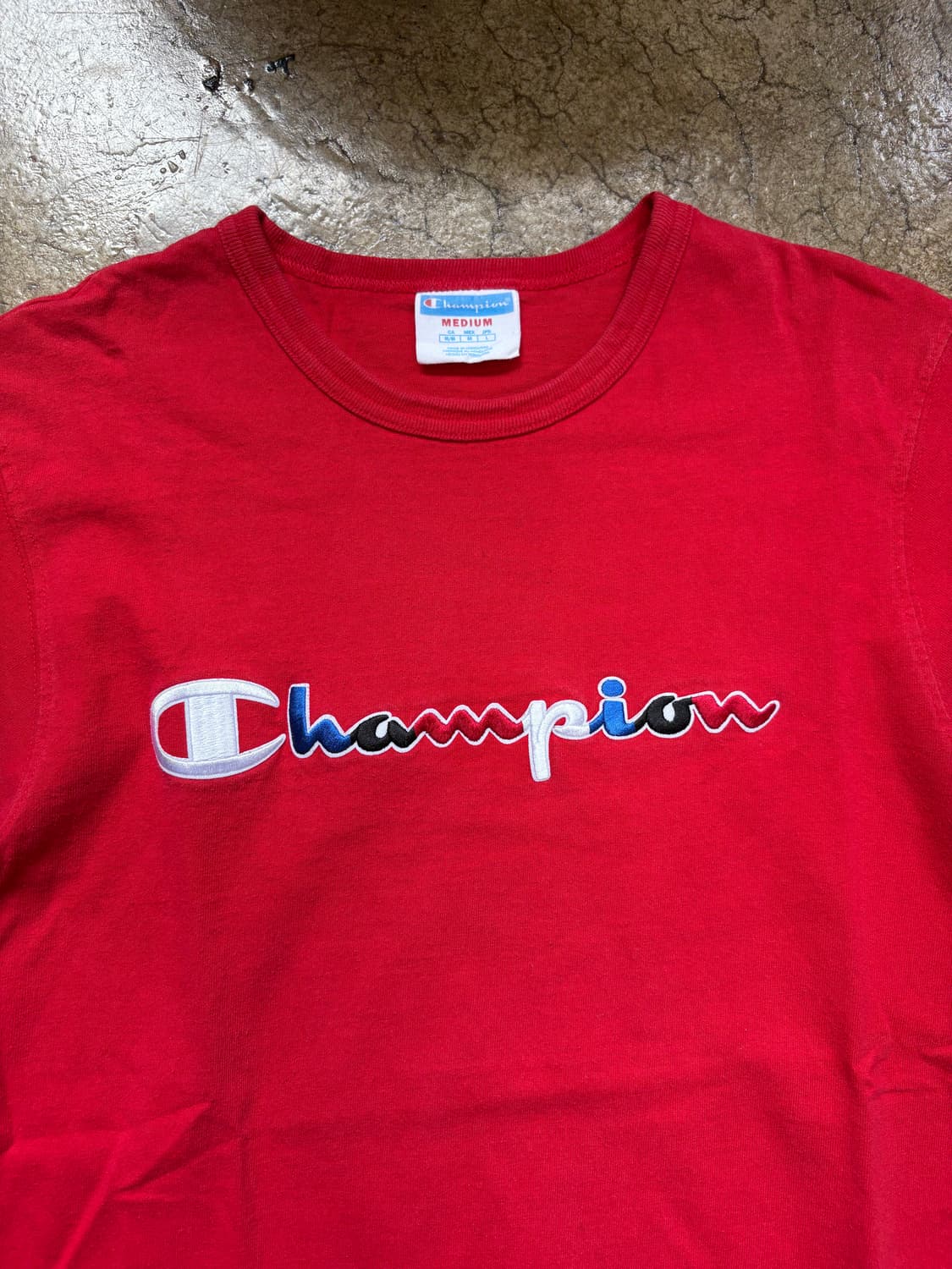 챔피온 자수 반팔 티셔츠 상품이미지3