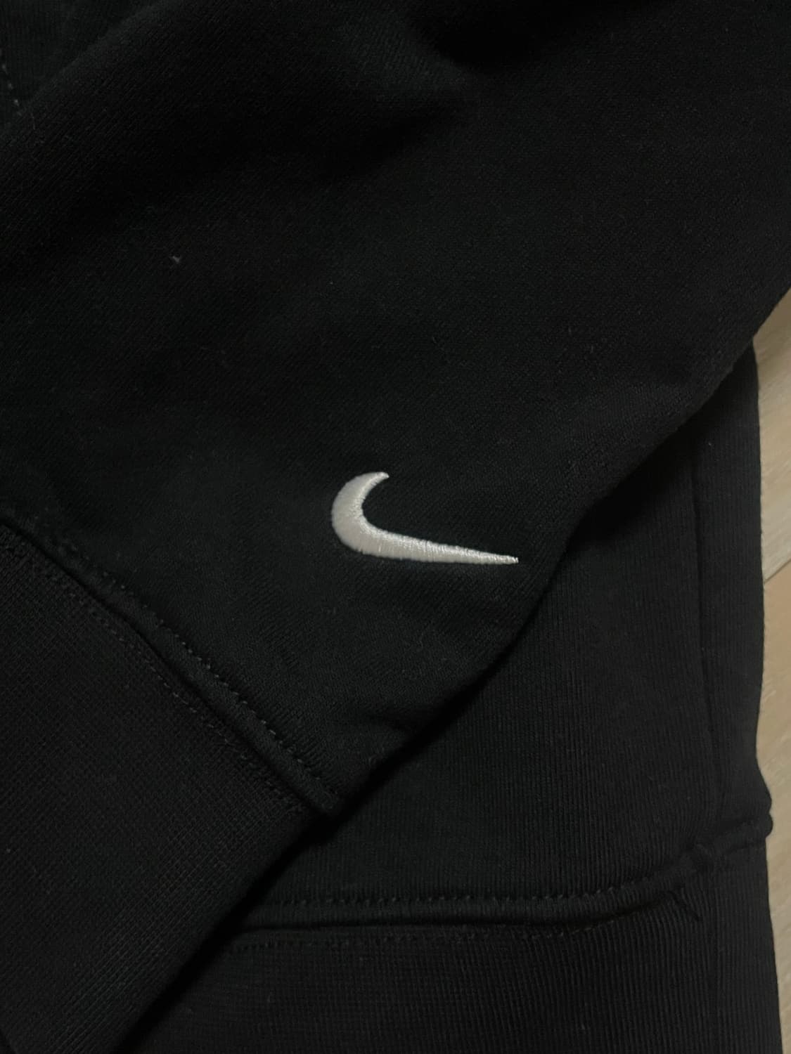 나이키 스우시 후드티 블랙 L 상품이미지2