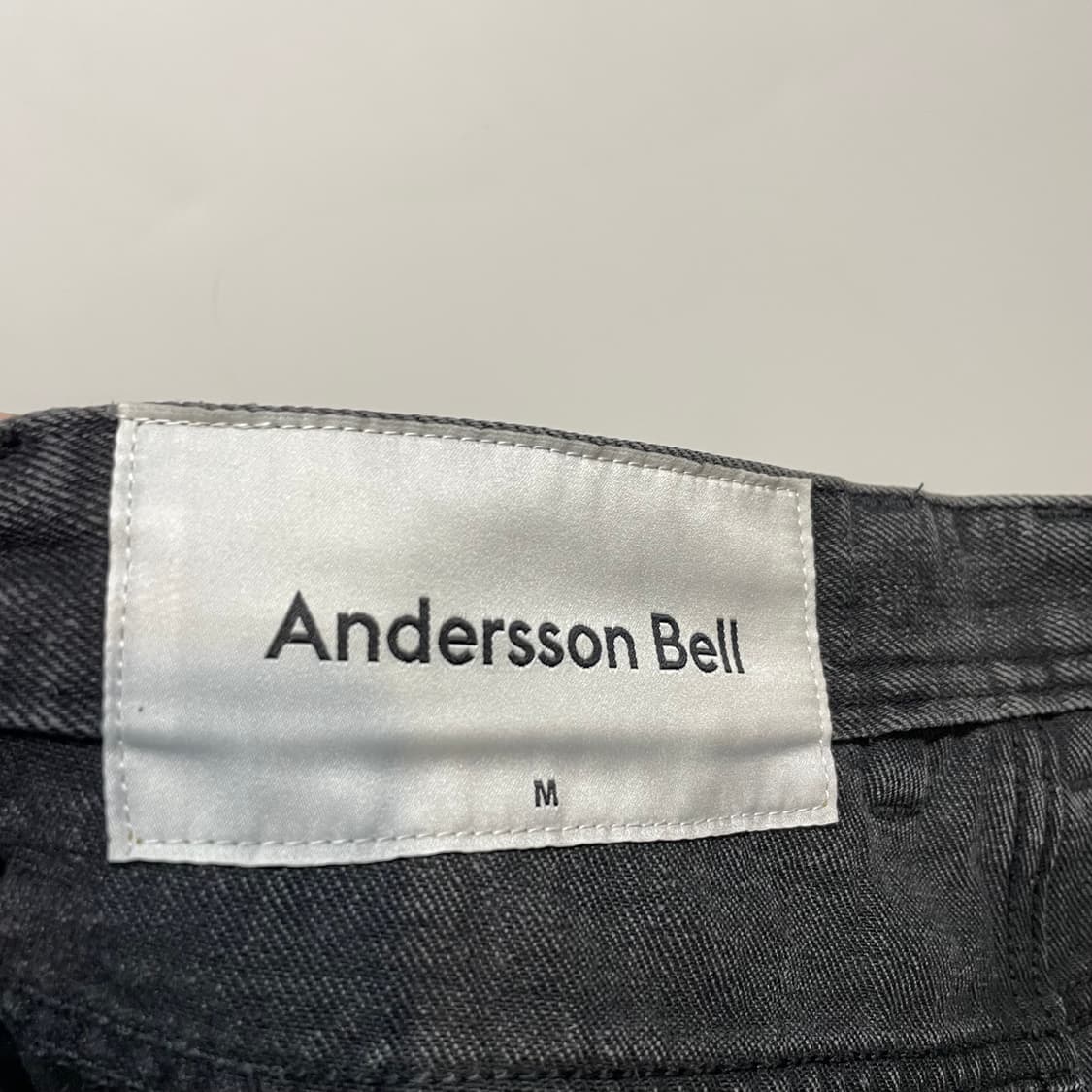 앤더슨벨 흑청 데님 팬츠 상품이미지8