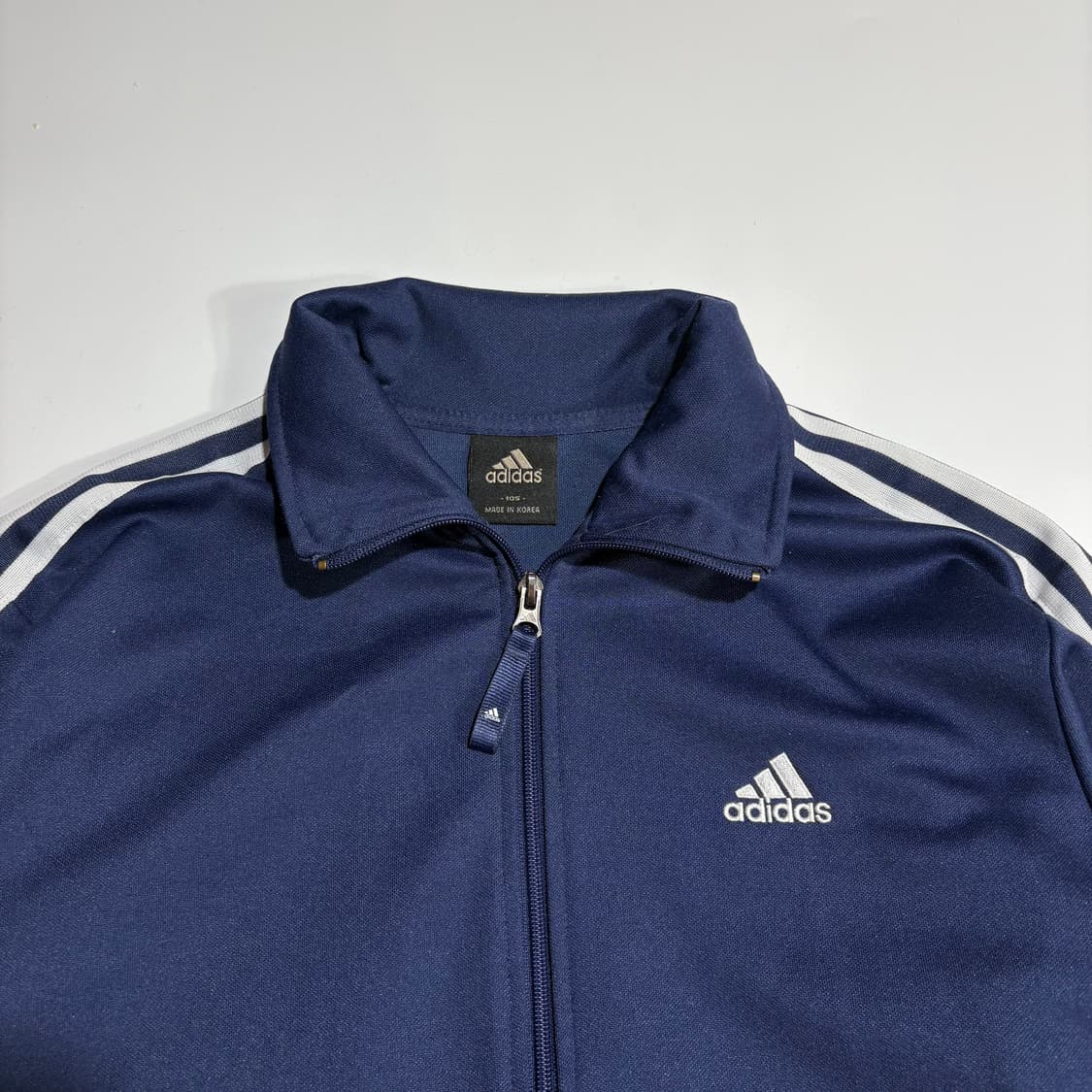 아디다스 네이비 삼선 트랙 집업 상품이미지2