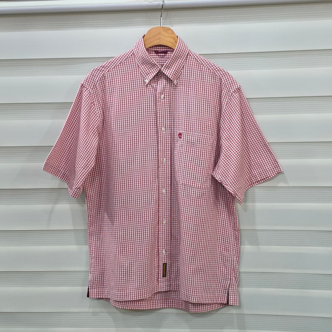 팀버랜드 반팔 체크셔츠- 95-100정도 상품이미지1