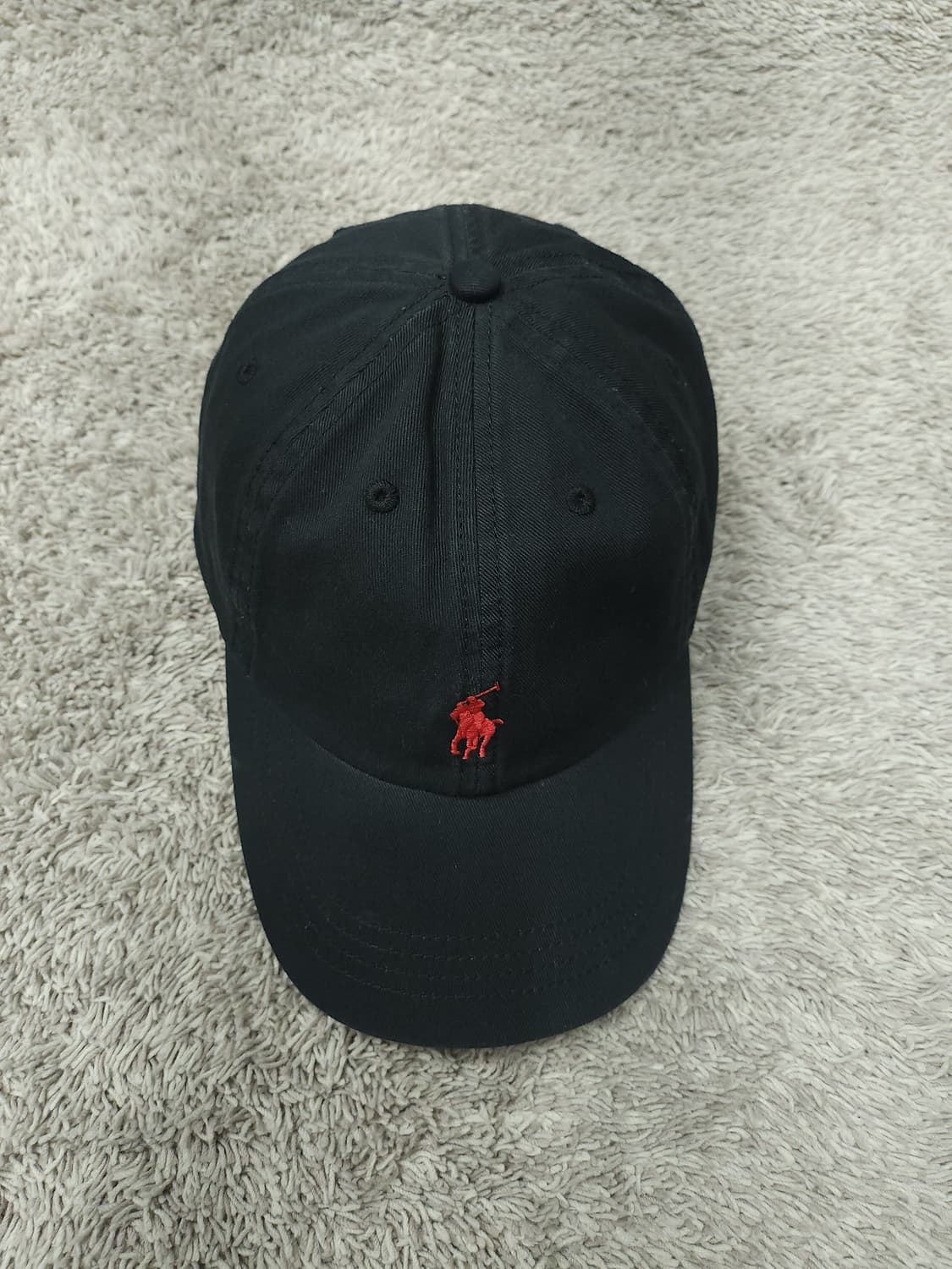 폴로 랄프로렌 블랙 볼캡 모자 상품이미지4
