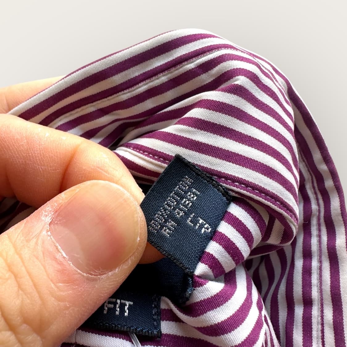 폴로 랄프로렌 퍼플 스트라이프 셔츠 상품이미지4