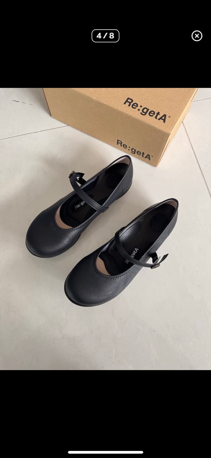 리겟타 메리제인 슈즈 flat shoes R2361 사이즈 모두보유 상품이미지1